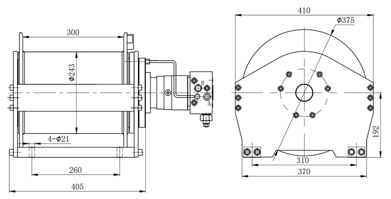 hydraulic winch for truck hydraulic winch for truck